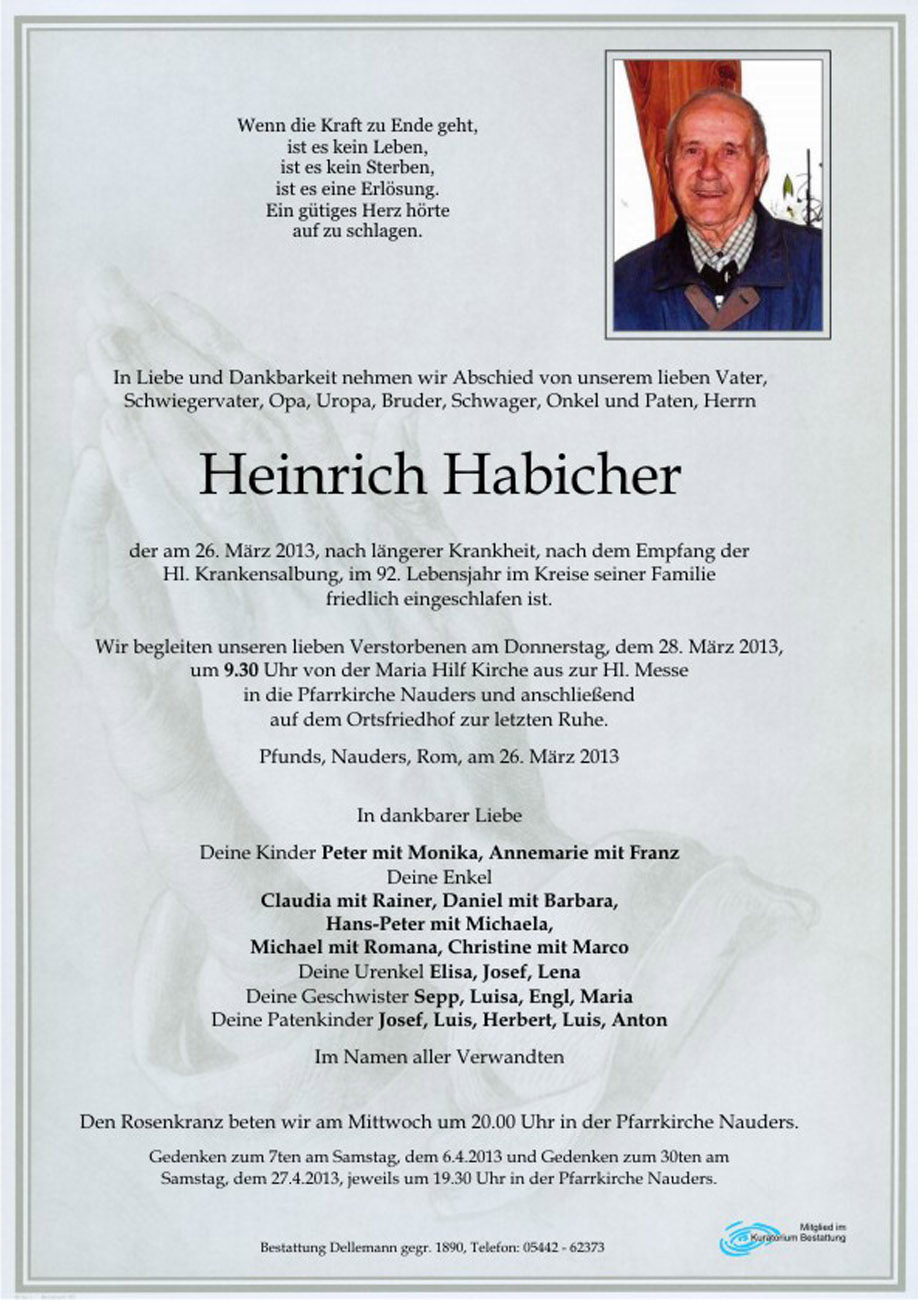   Heinrich Habicher