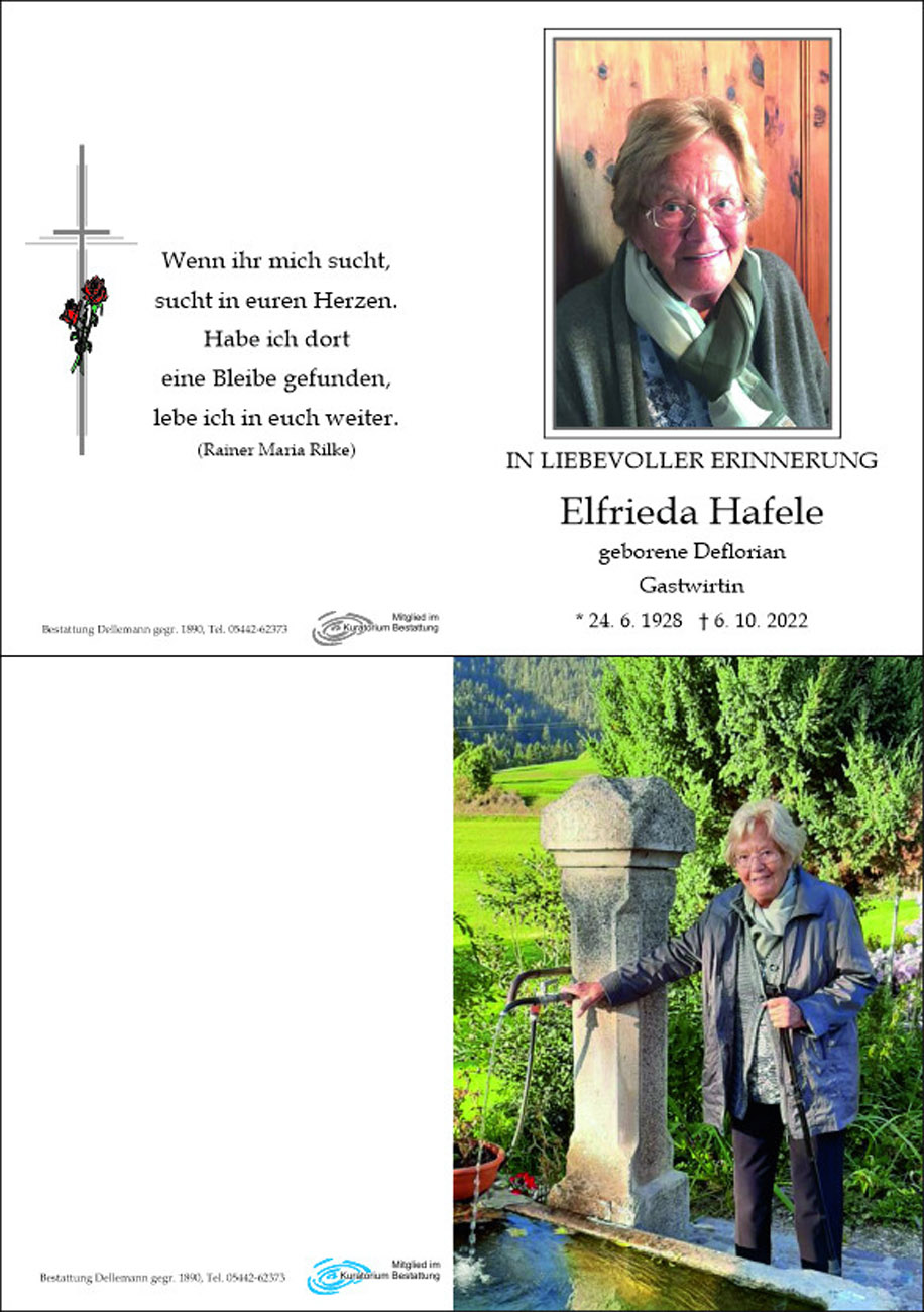 Elfrieda Hafele 