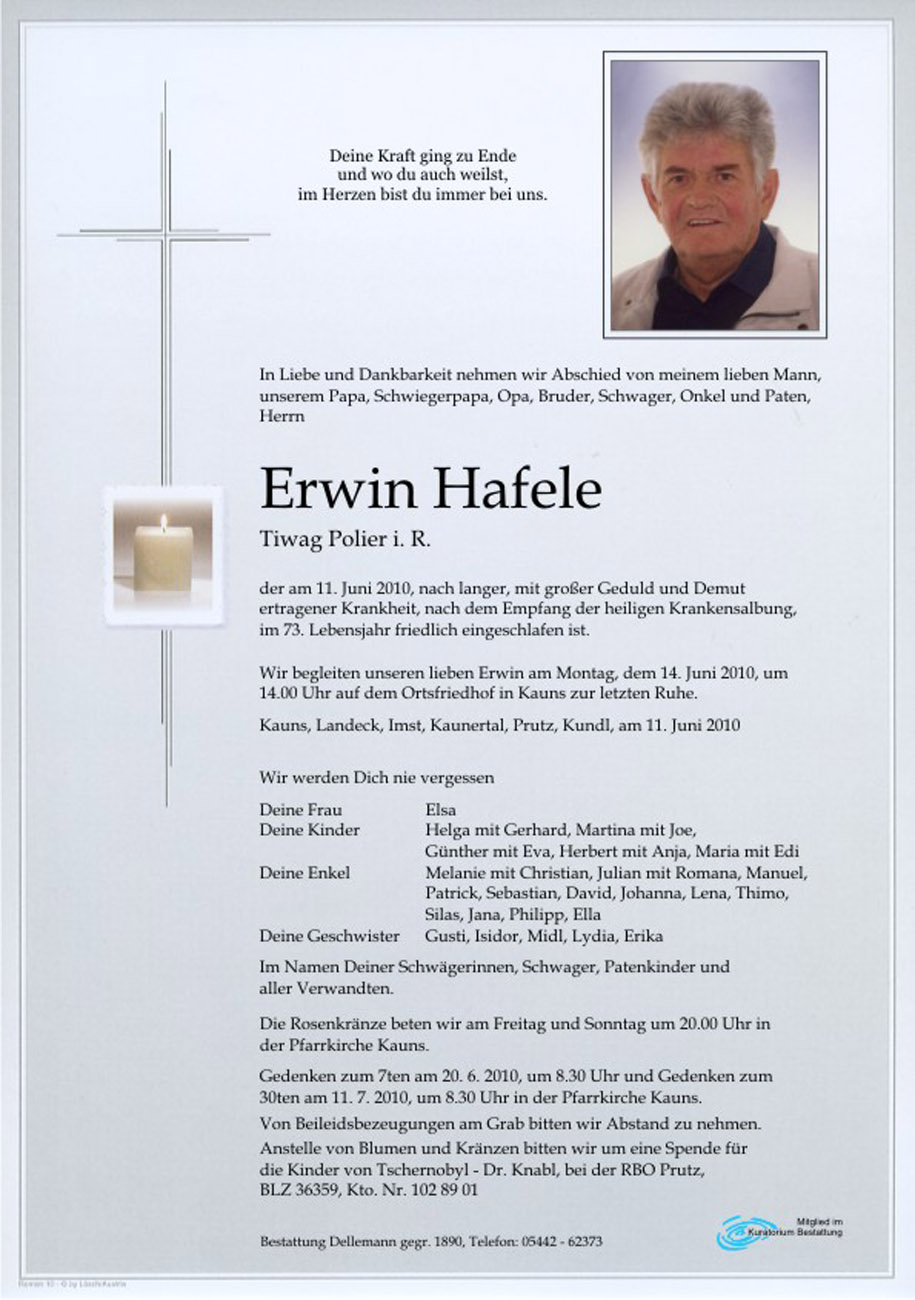   Erwin Hafele