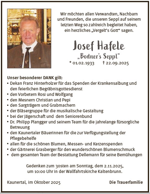 Josef Hafele 