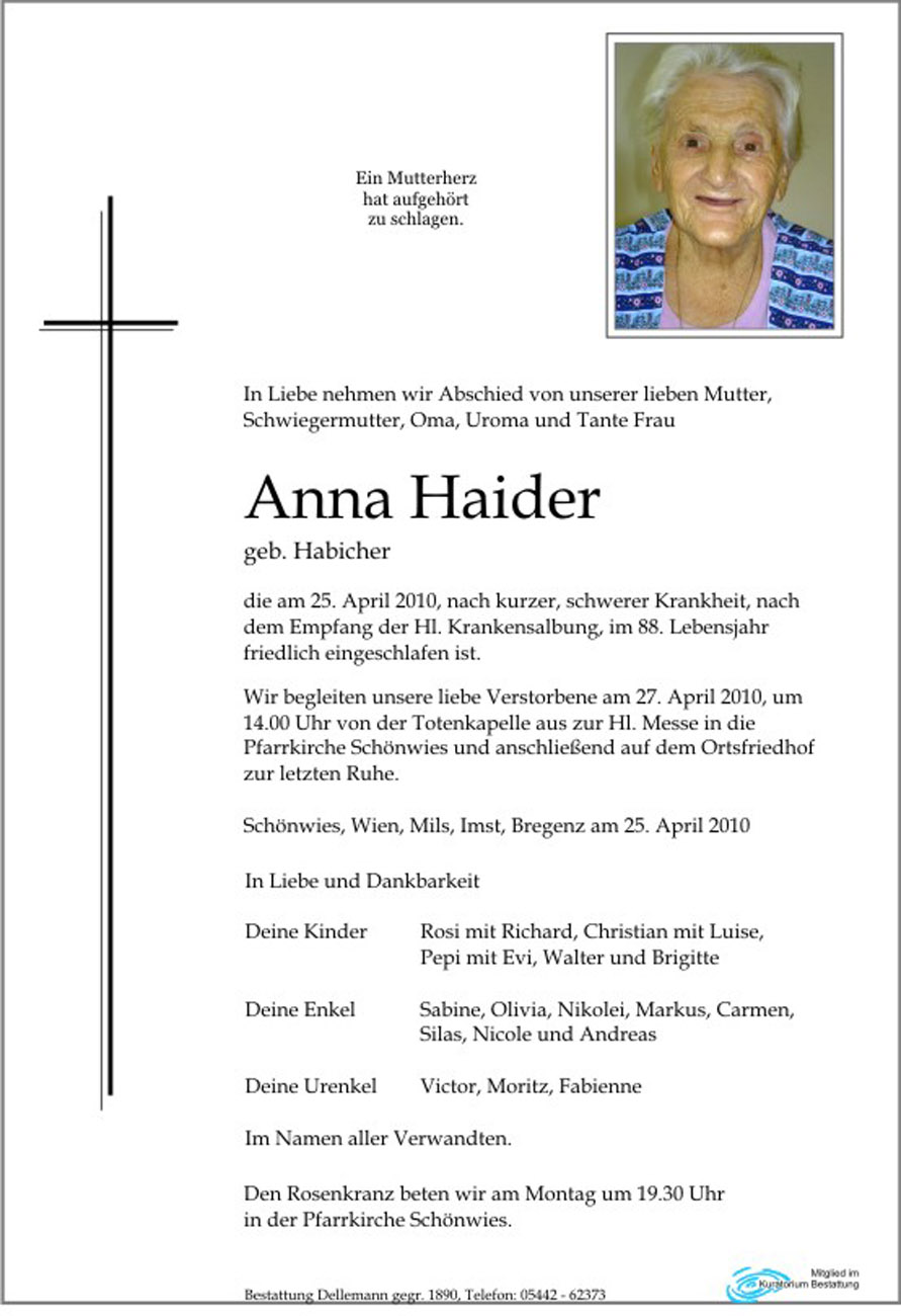   Anna Haider
