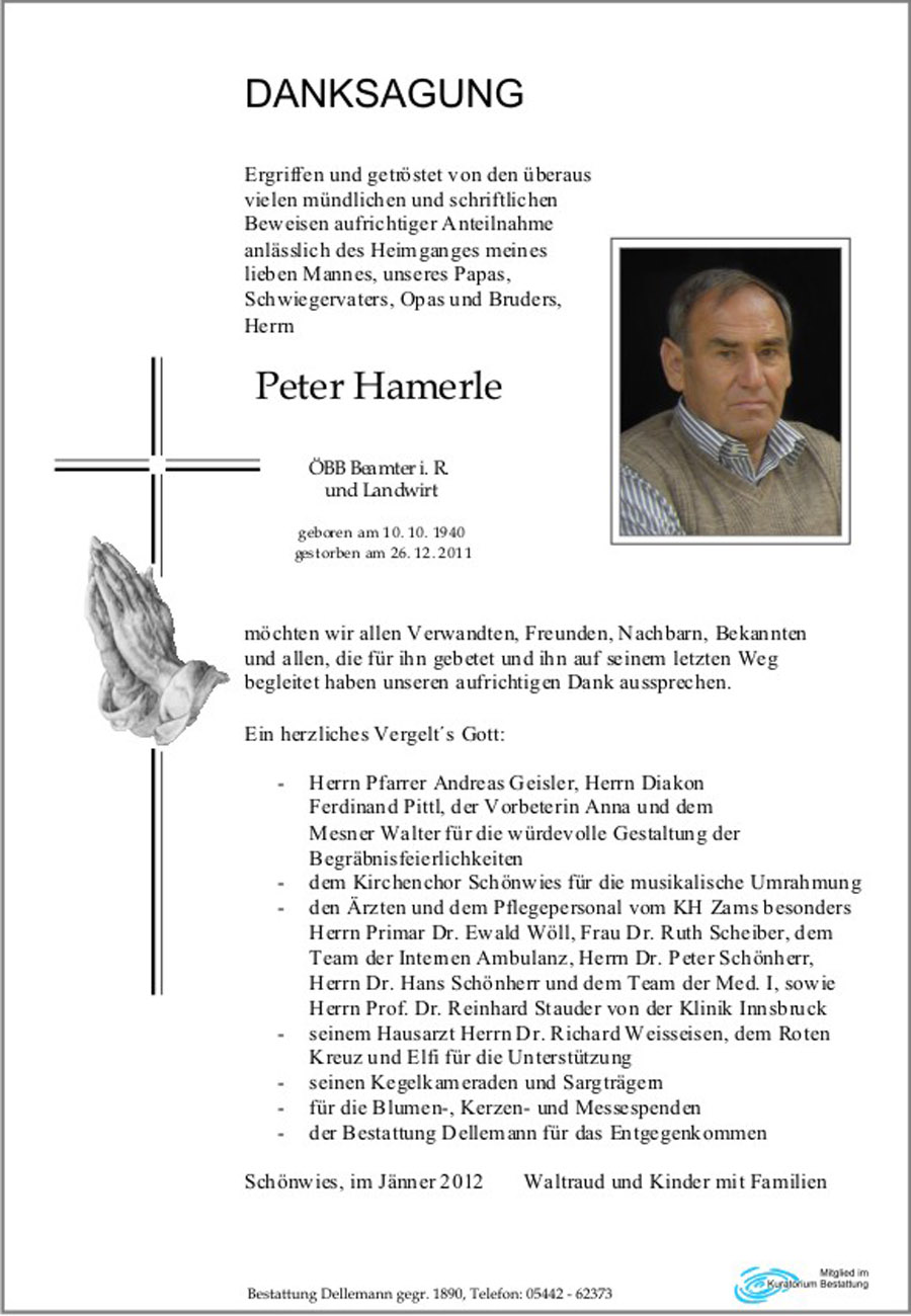   Peter Hamerle