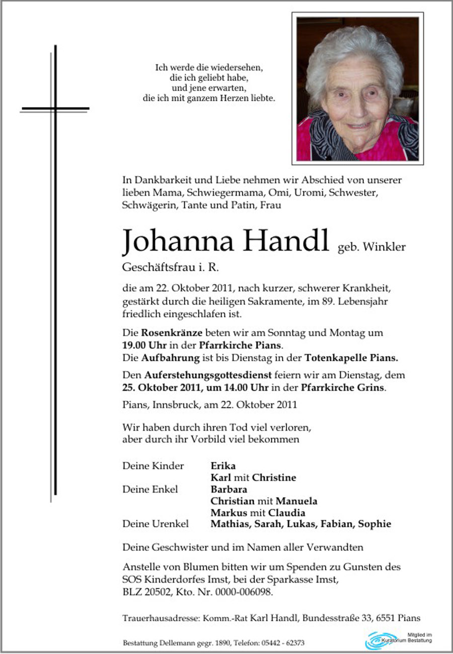   Johanna Handl