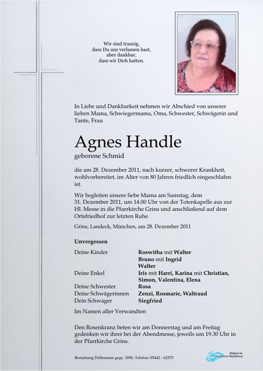   Agnes Handle