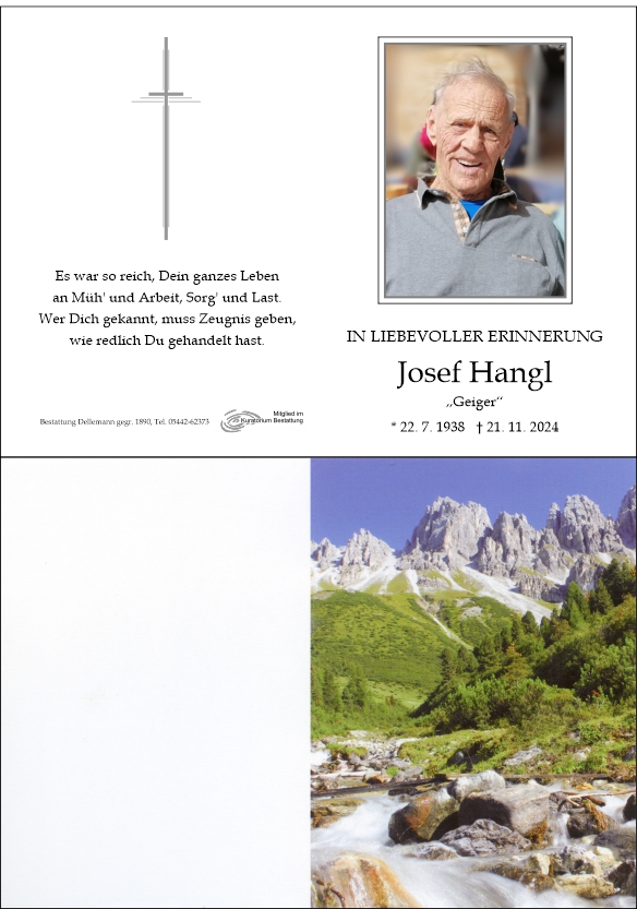 Josef Hangl 