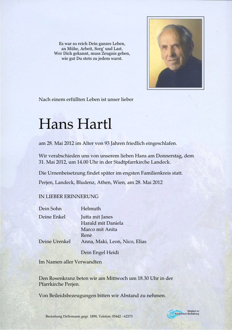   Hans Hartl