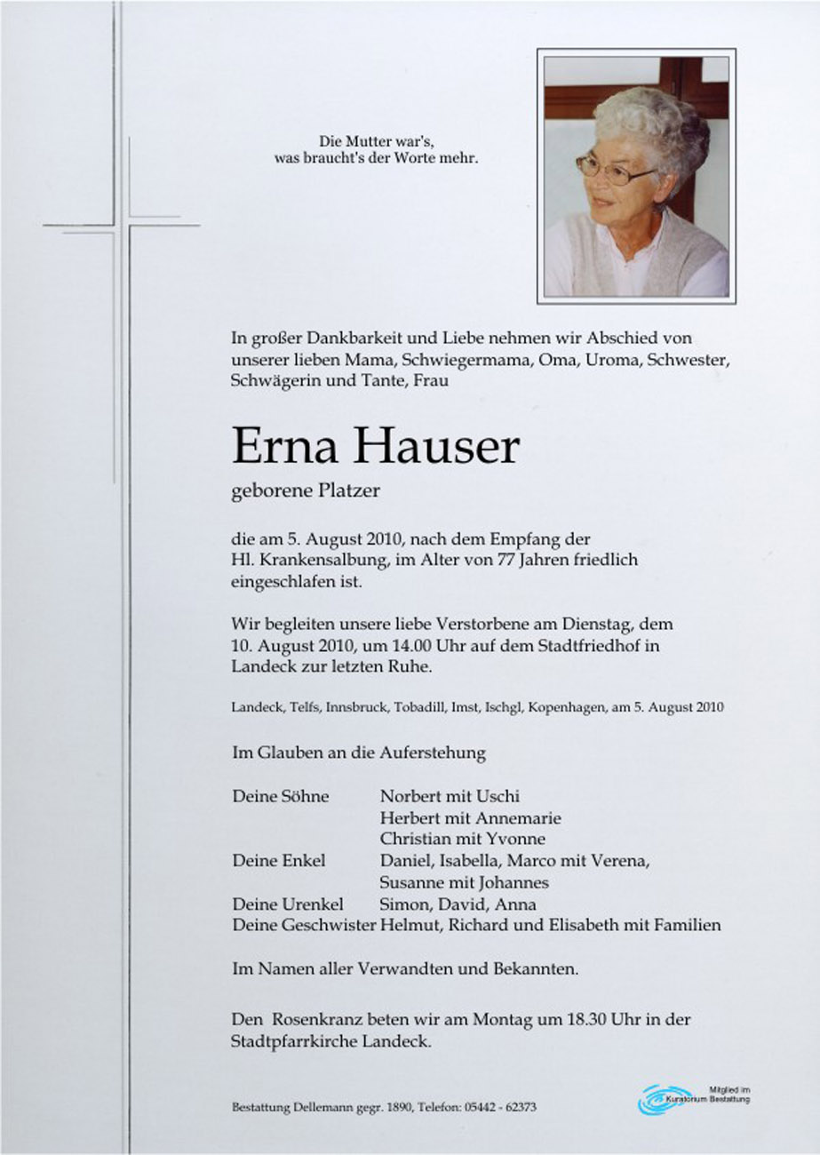   Erna Hauser