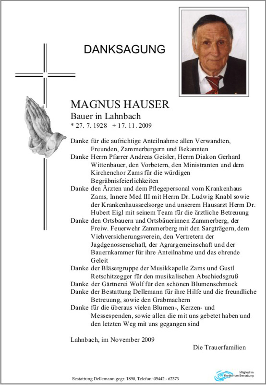   Magnus Hauser