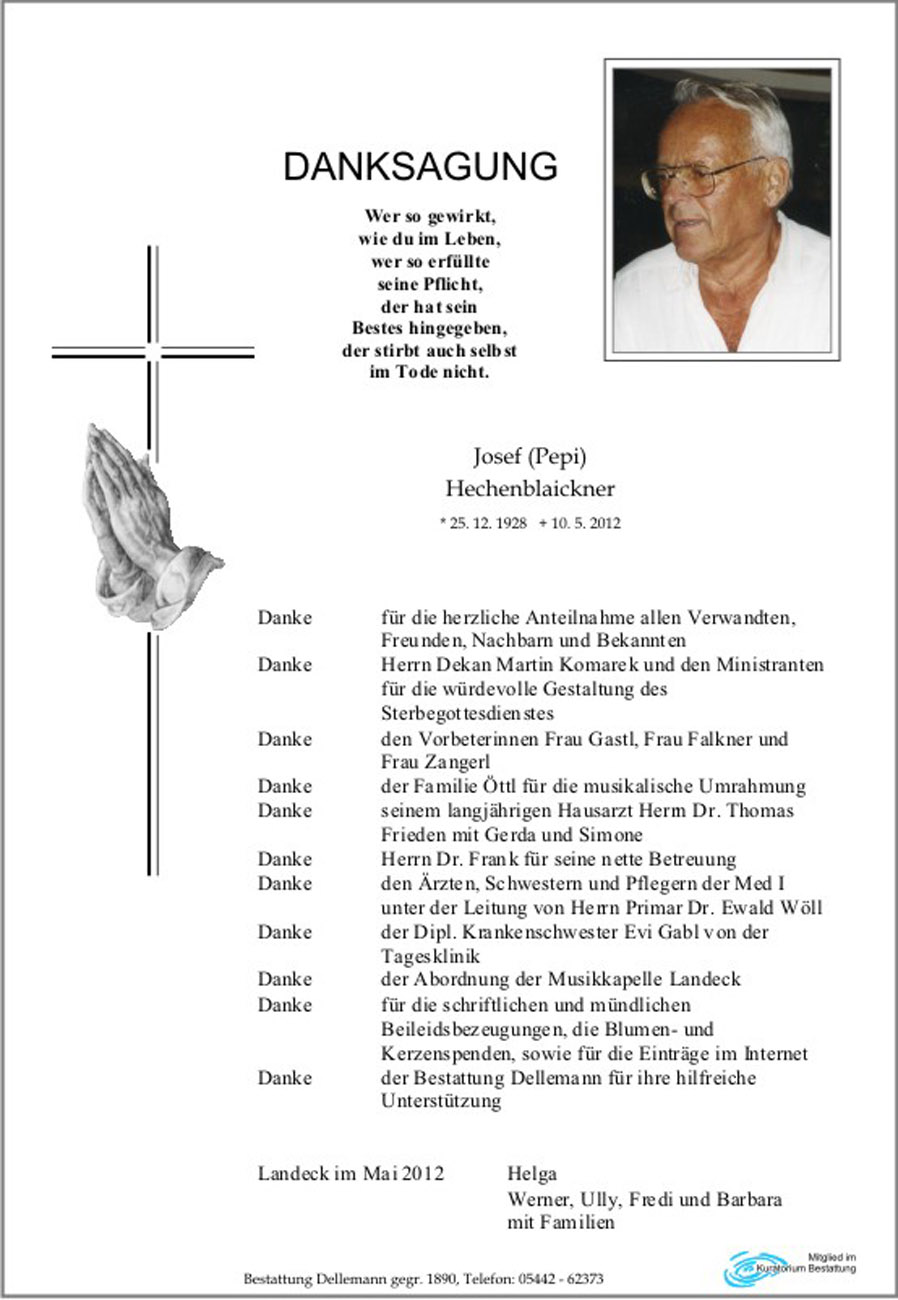   Josef (Pepi) Hechenblaickner