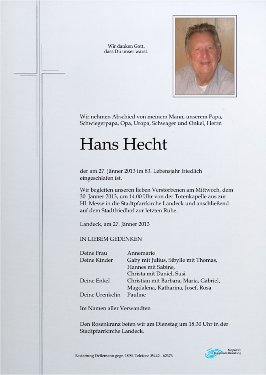   Hans Hecht