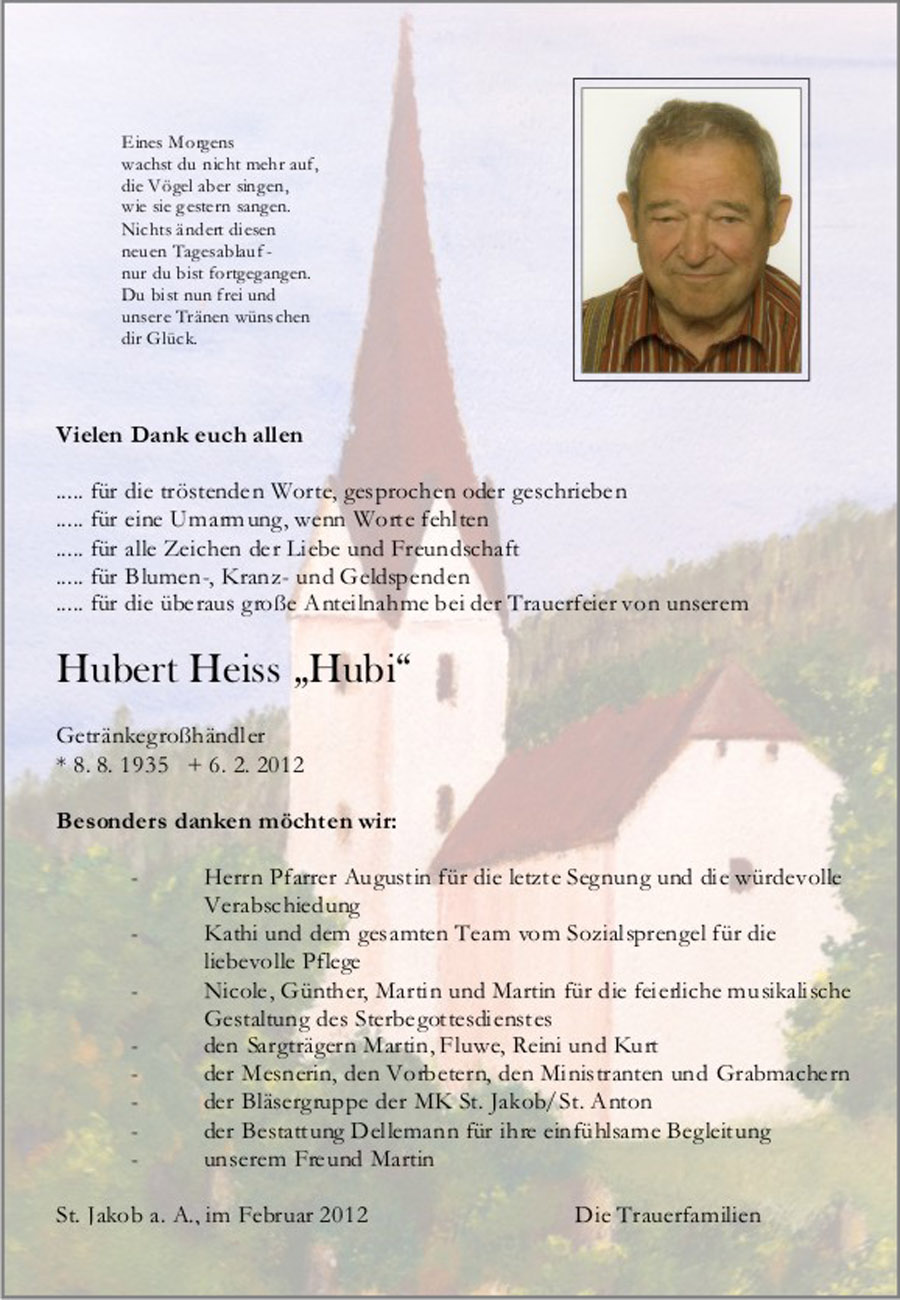   Hubert Heiss "Hubi"