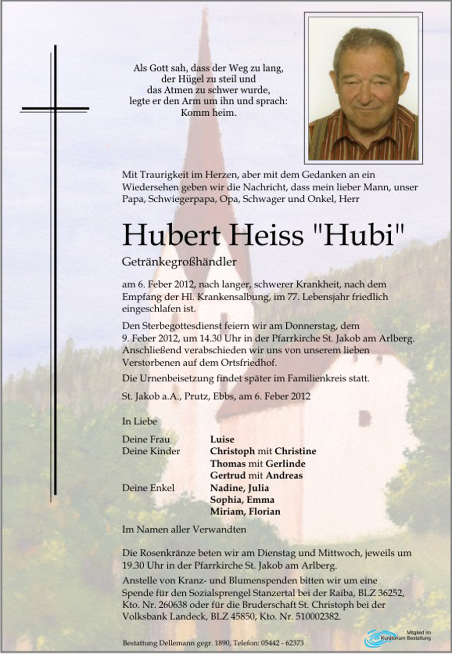   Hubert Heiss "Hubi"