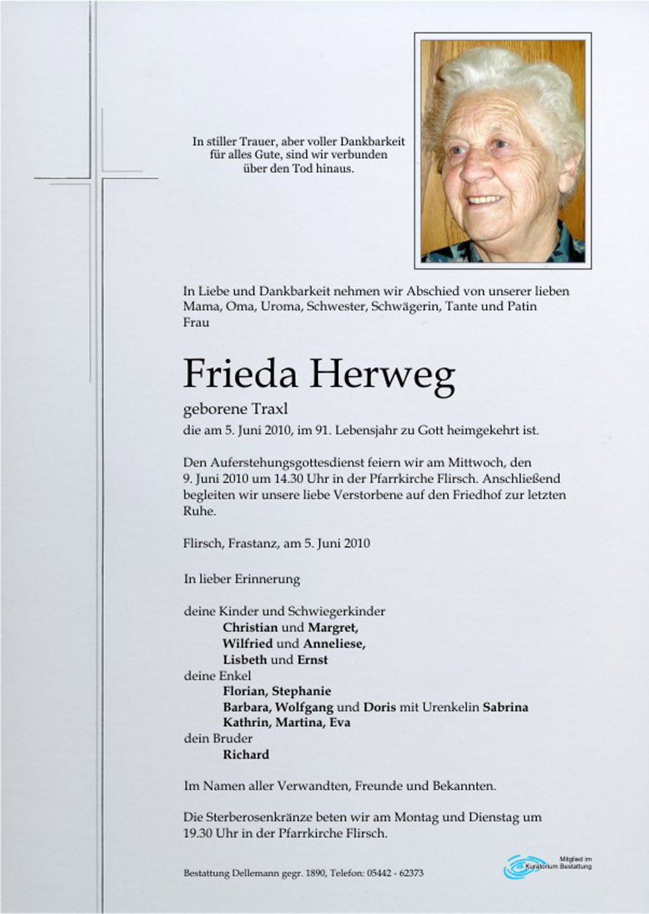   Frieda Herweg
