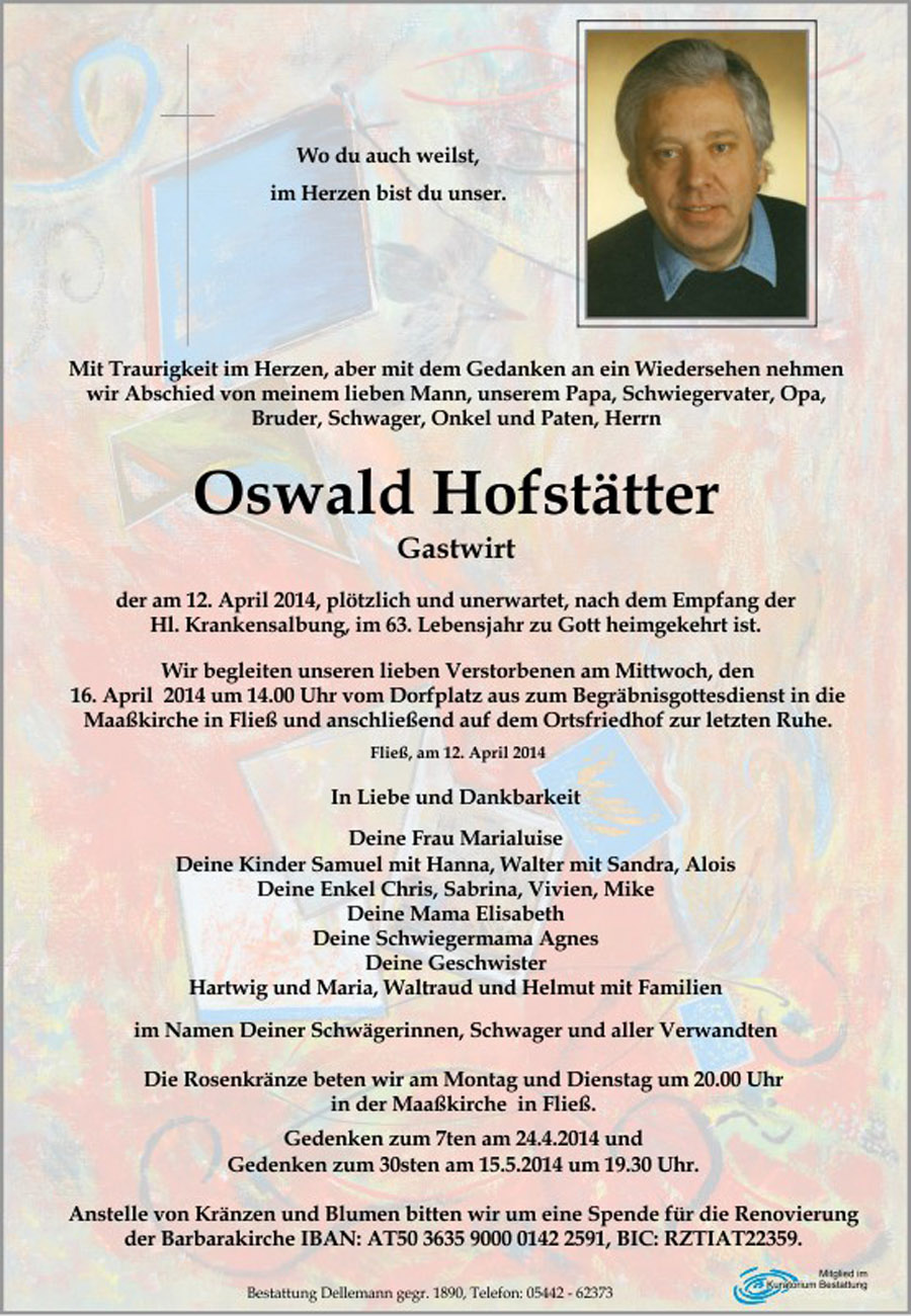 Oswald Hofstätter 