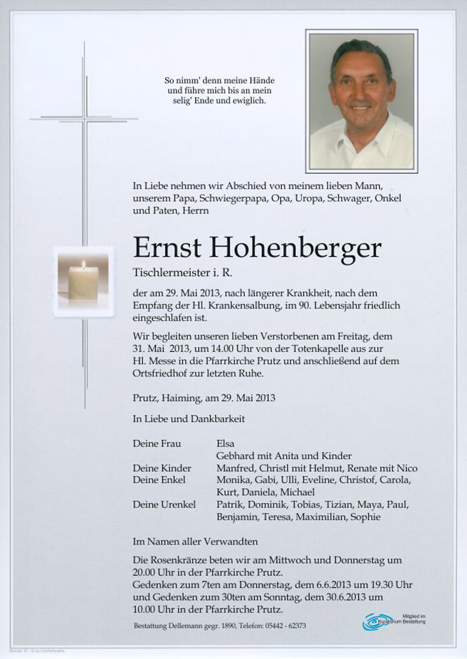 Ernst Hohenberger 