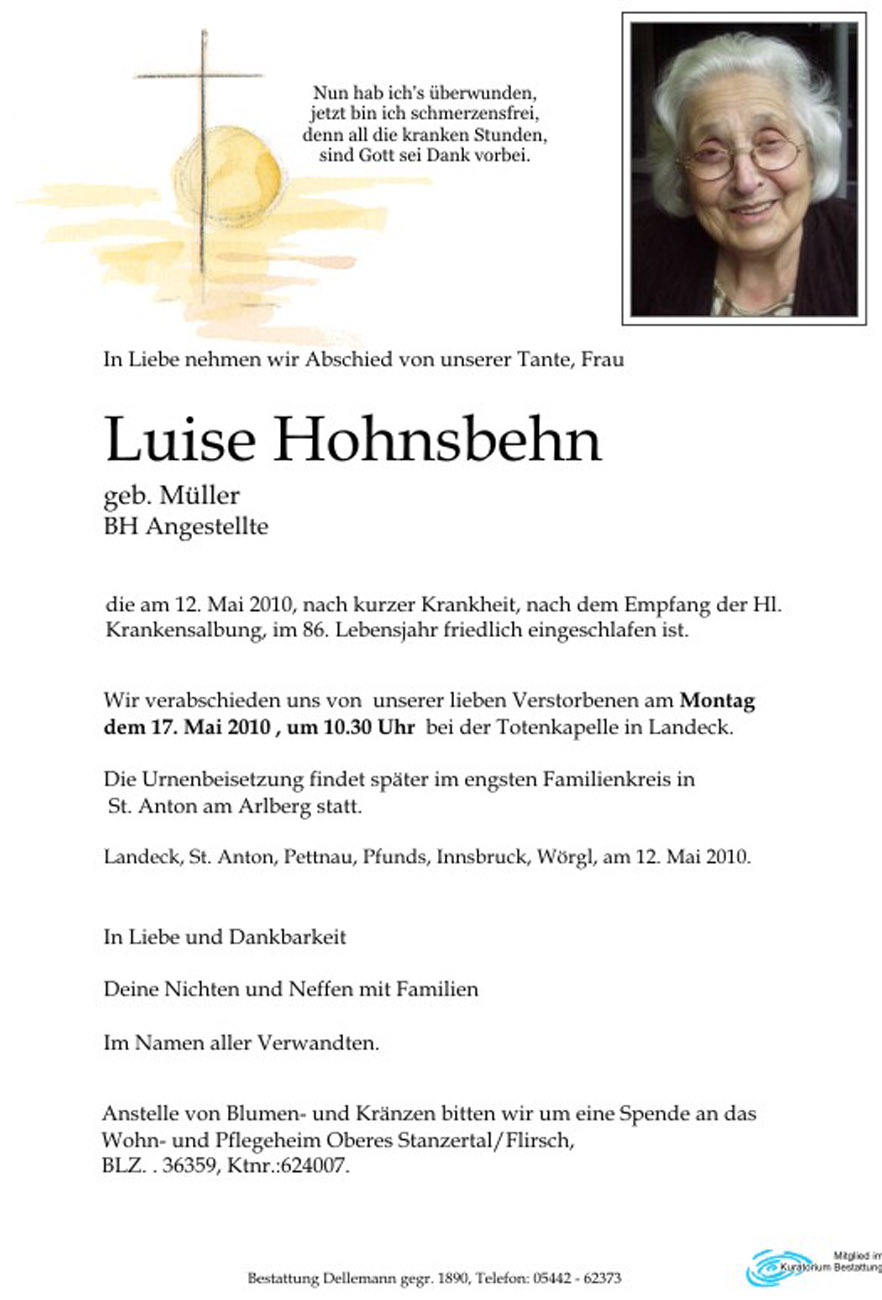   Luise Hohnsbehn