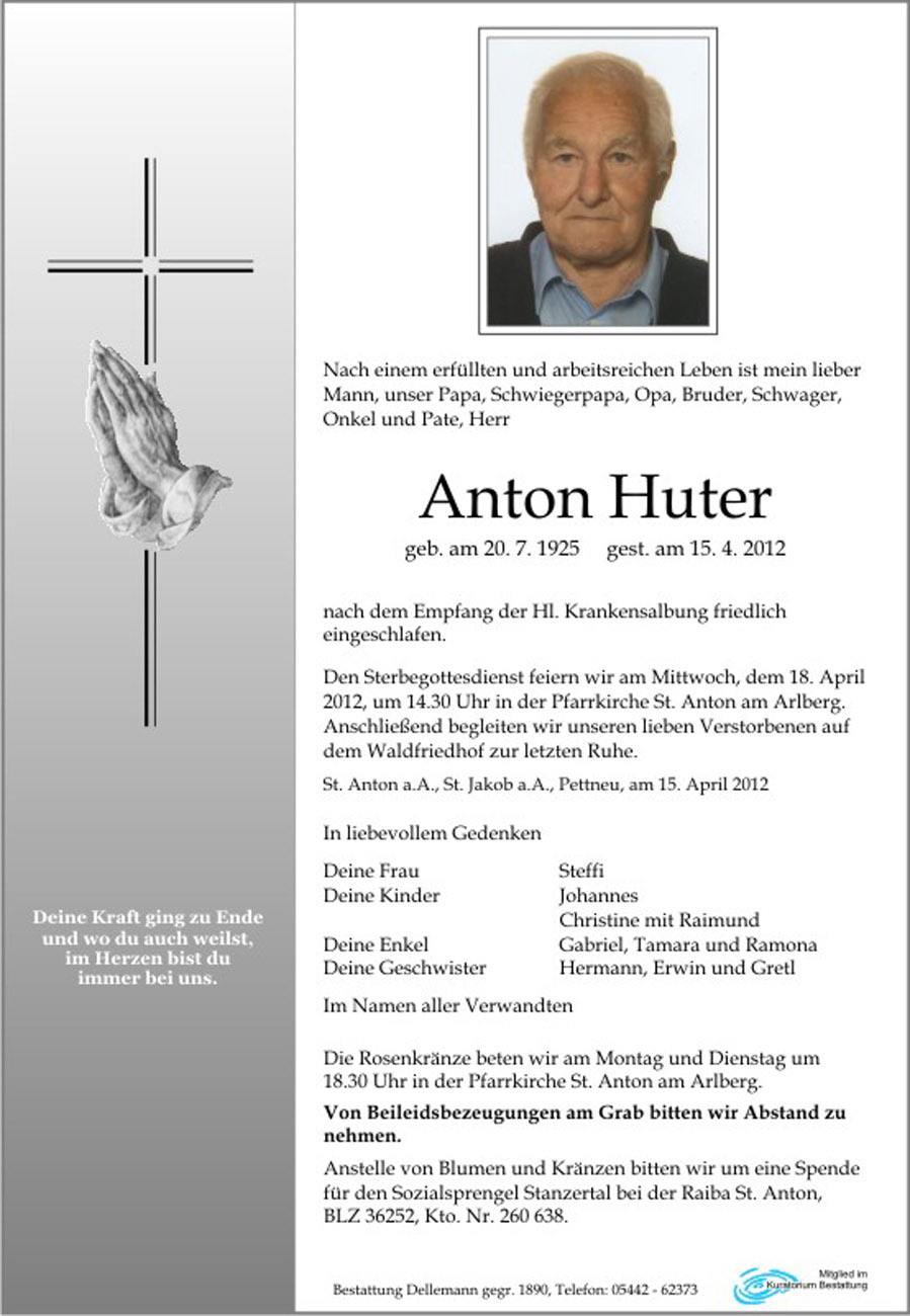   Anton Huter