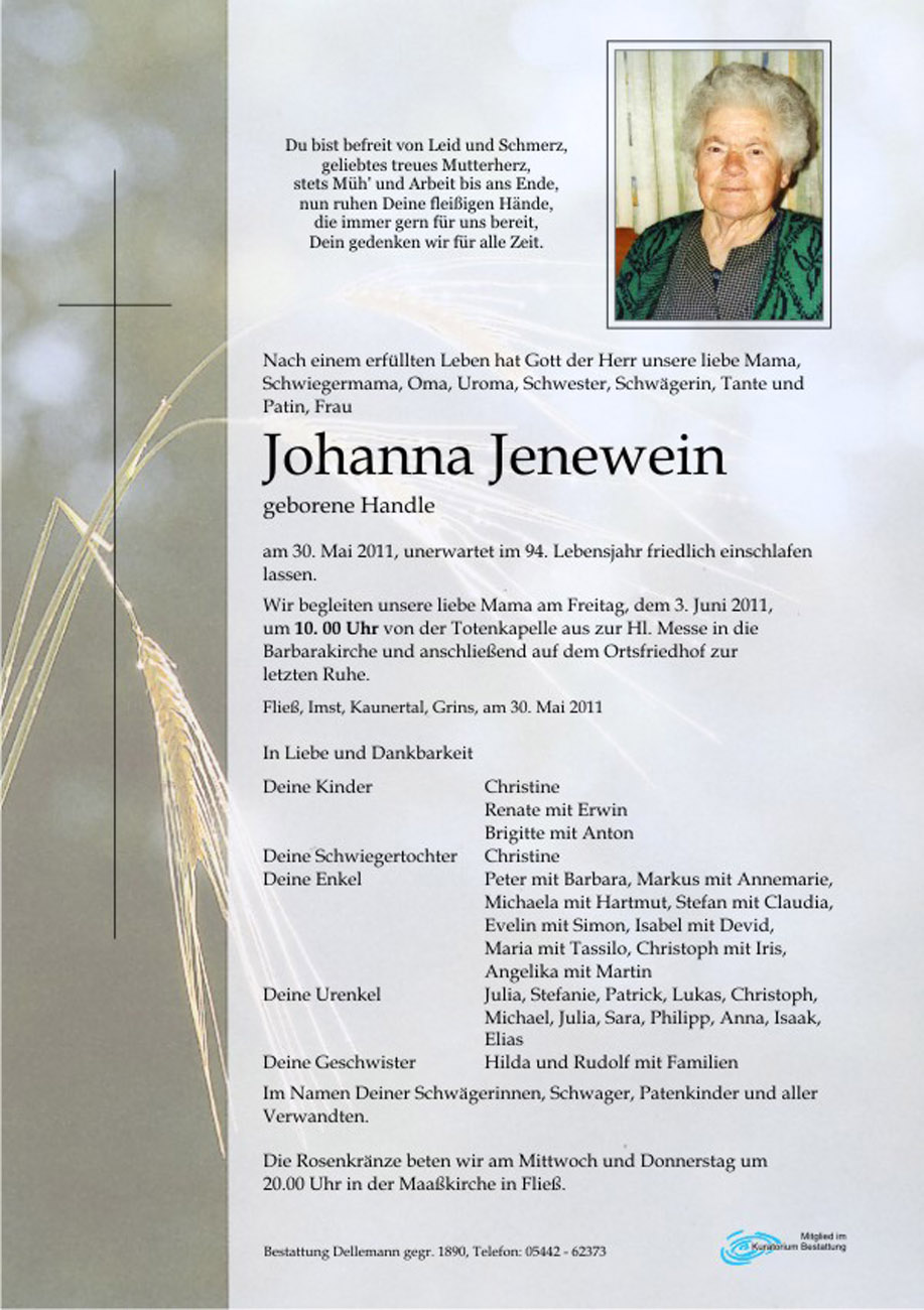   Johanna Jenewein