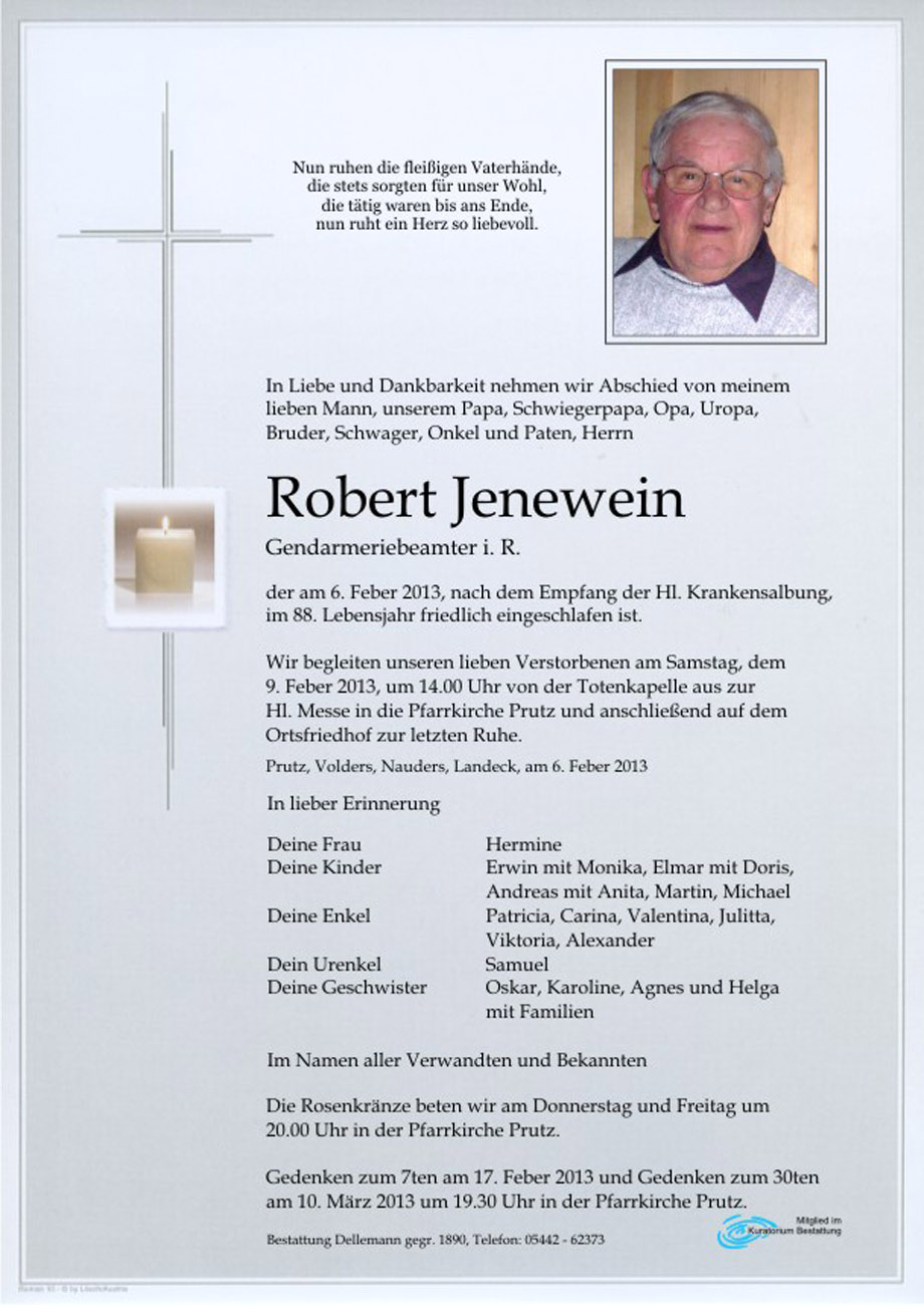   Robert Jenewein