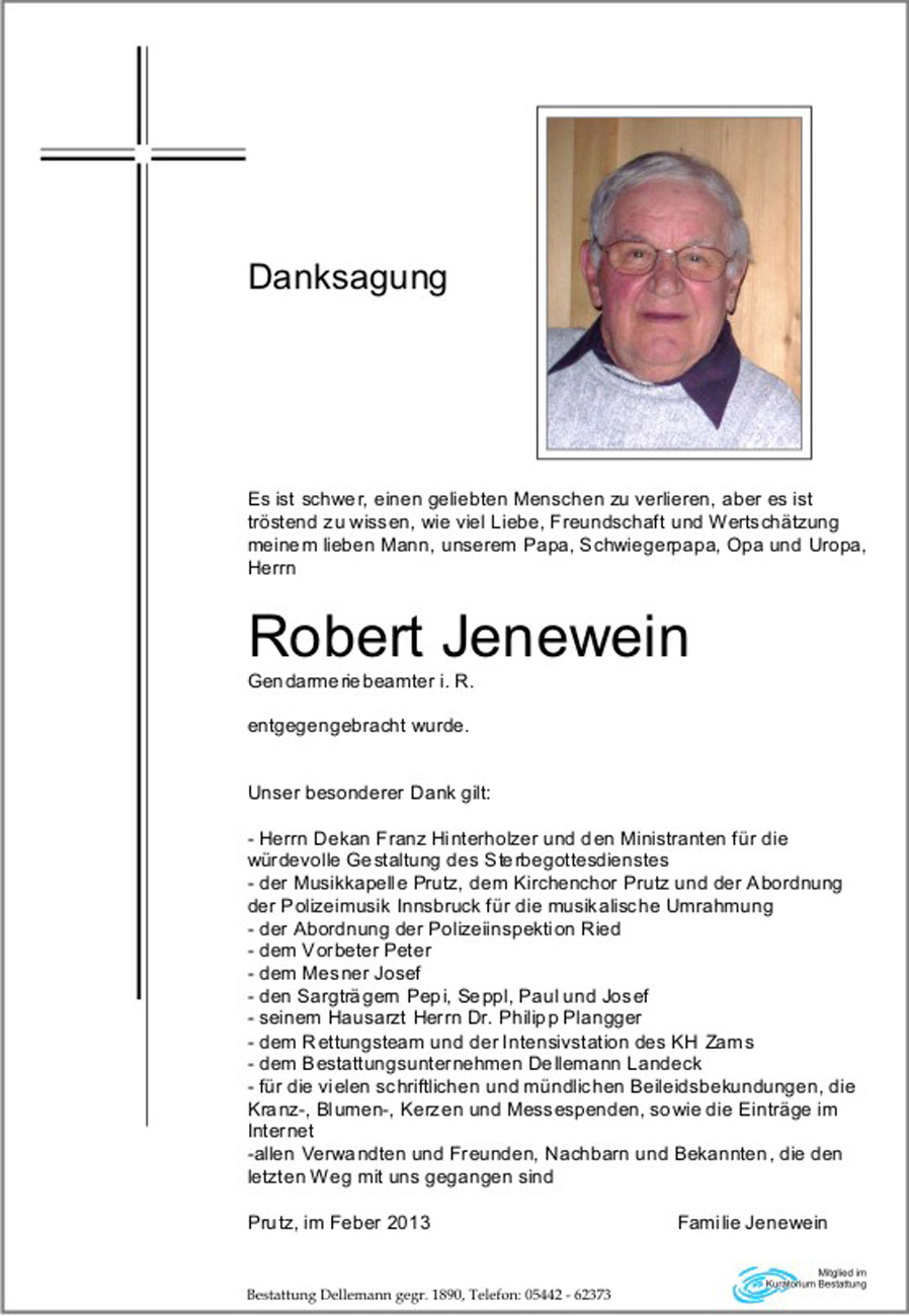   Robert Jenewein
