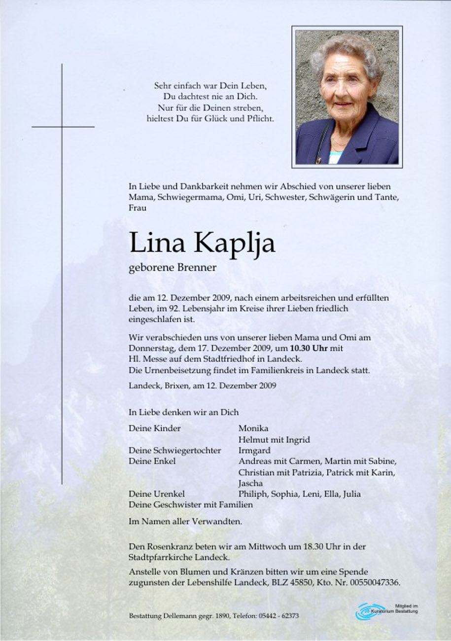   Lina Kaplja
