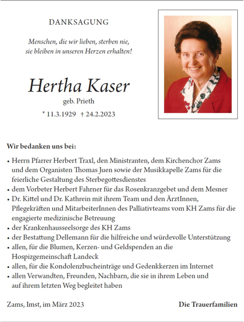 Hertha Kaser 