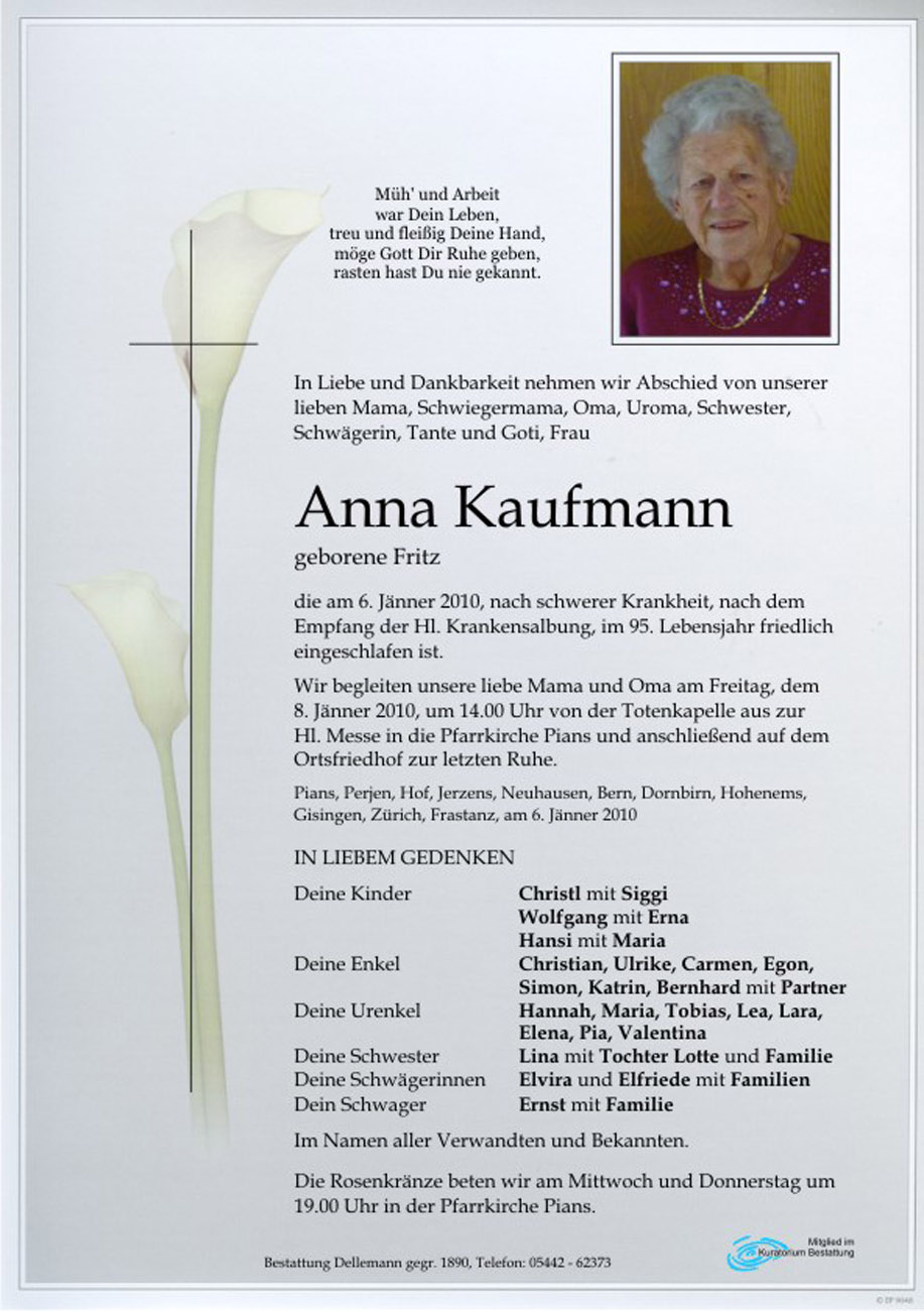   Anna Kaufmann