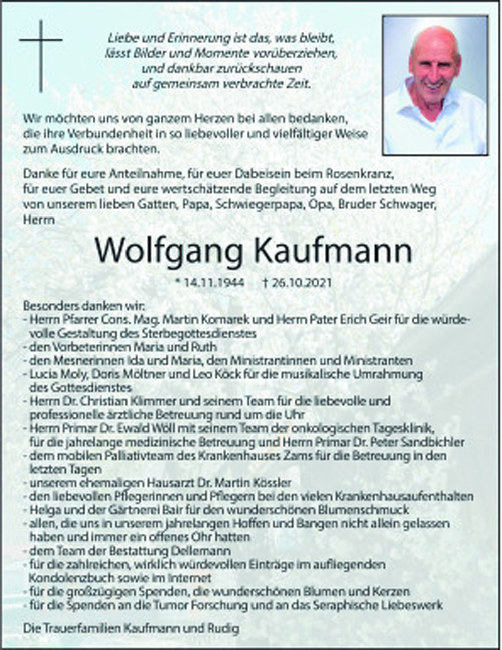 Wolfgang Kaufmann 