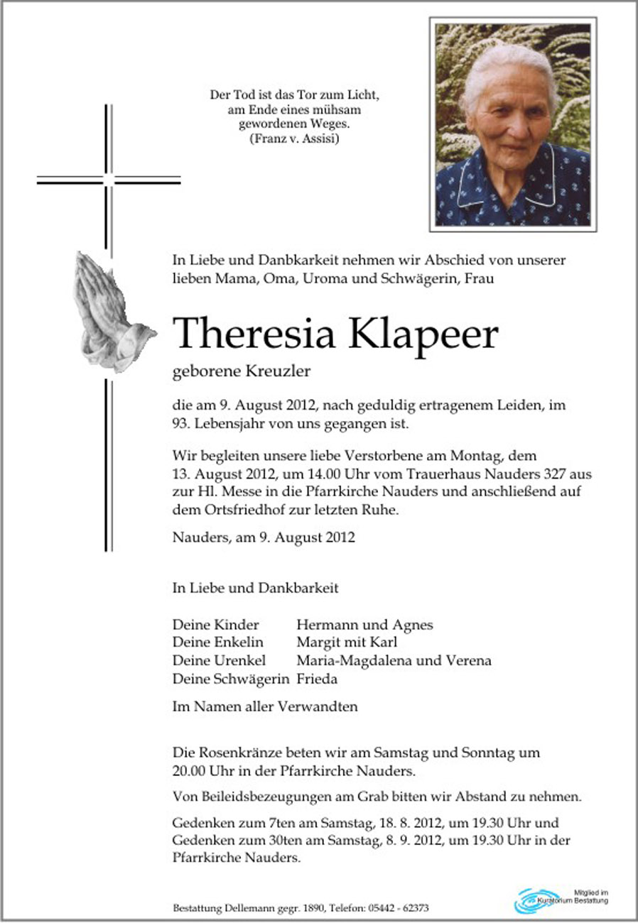   Theresia Klapeer
