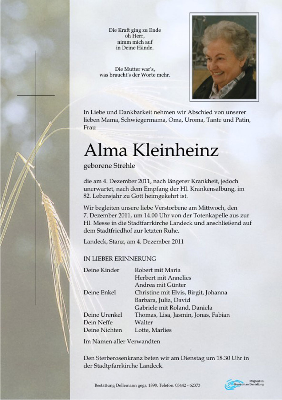   Alma Kleinheinz