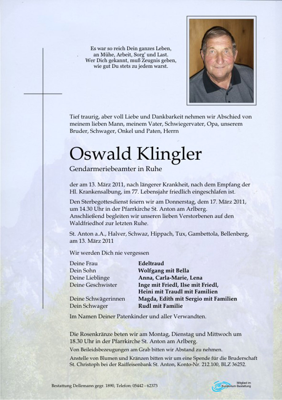   Oswald Klingler