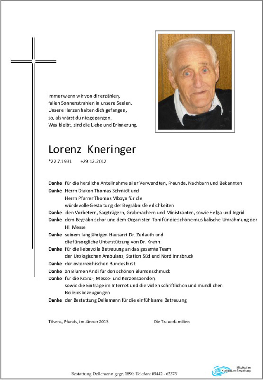  Lorenz Kneringer