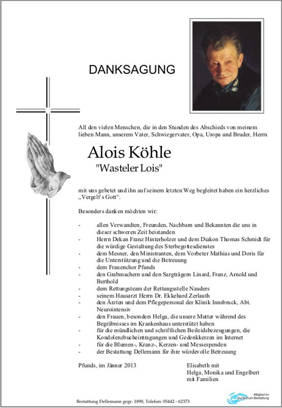  Alois Köhle