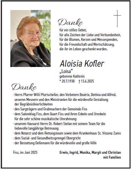 Aloisia Kofler 