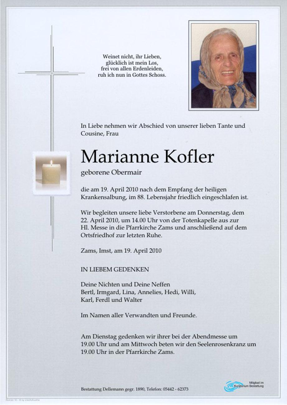   Marianne Kofler