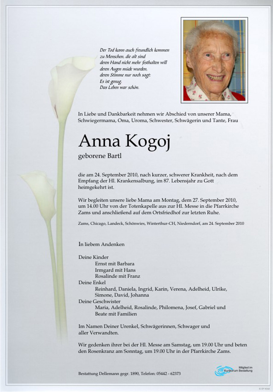   Anna Kogoj