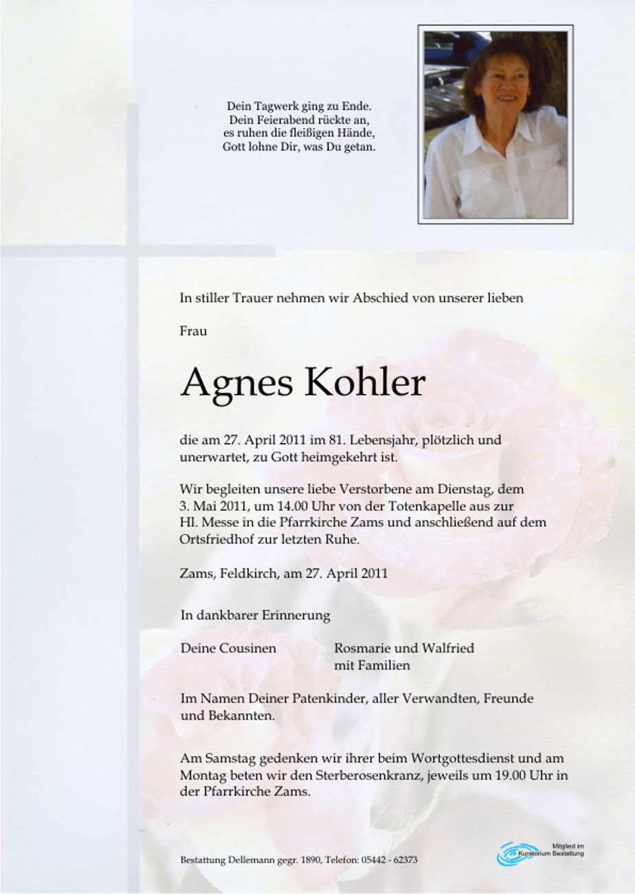   Agnes Kohler