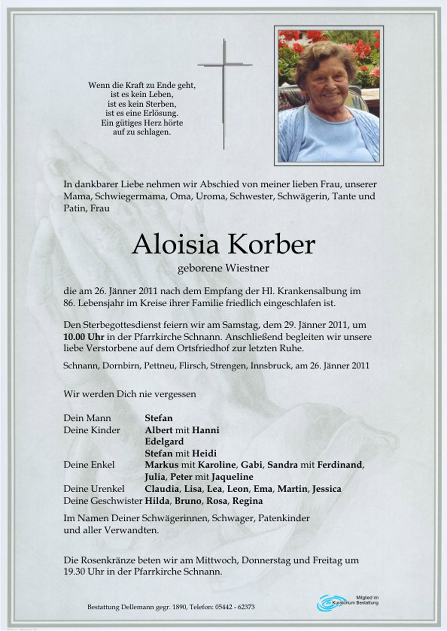   Aloisia Korber