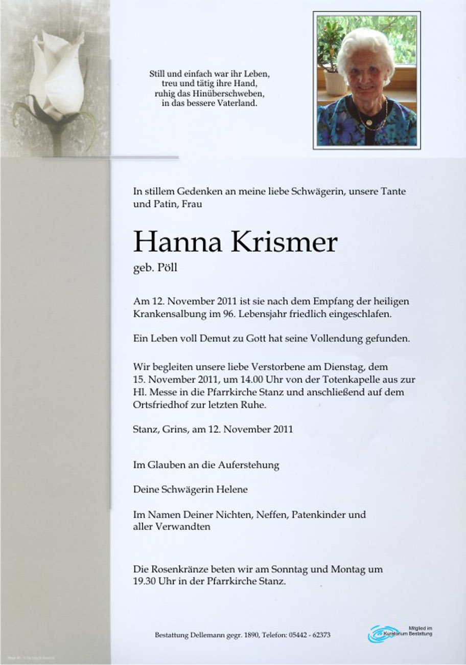   Hanna Krismer