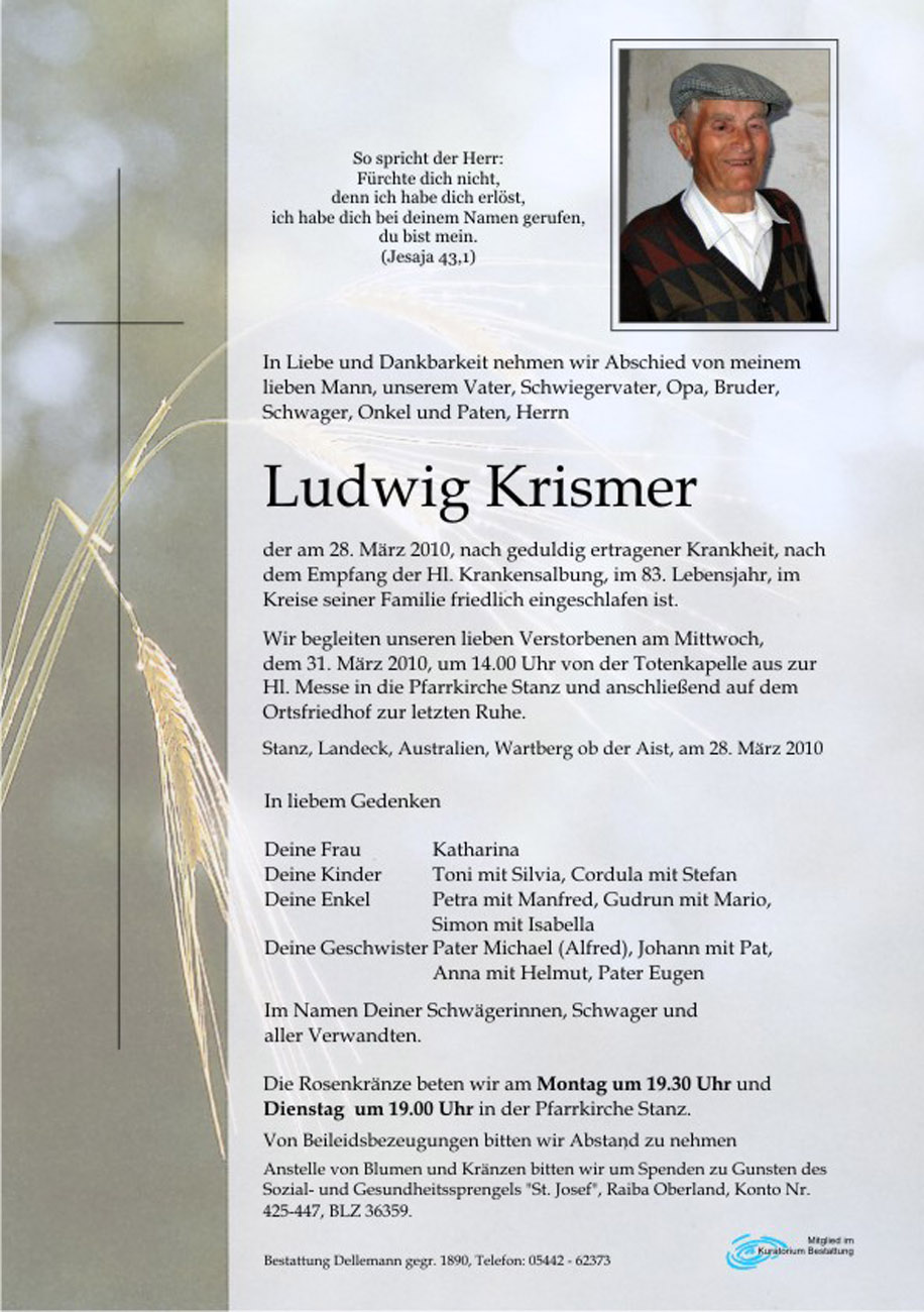   Ludwig Krismer