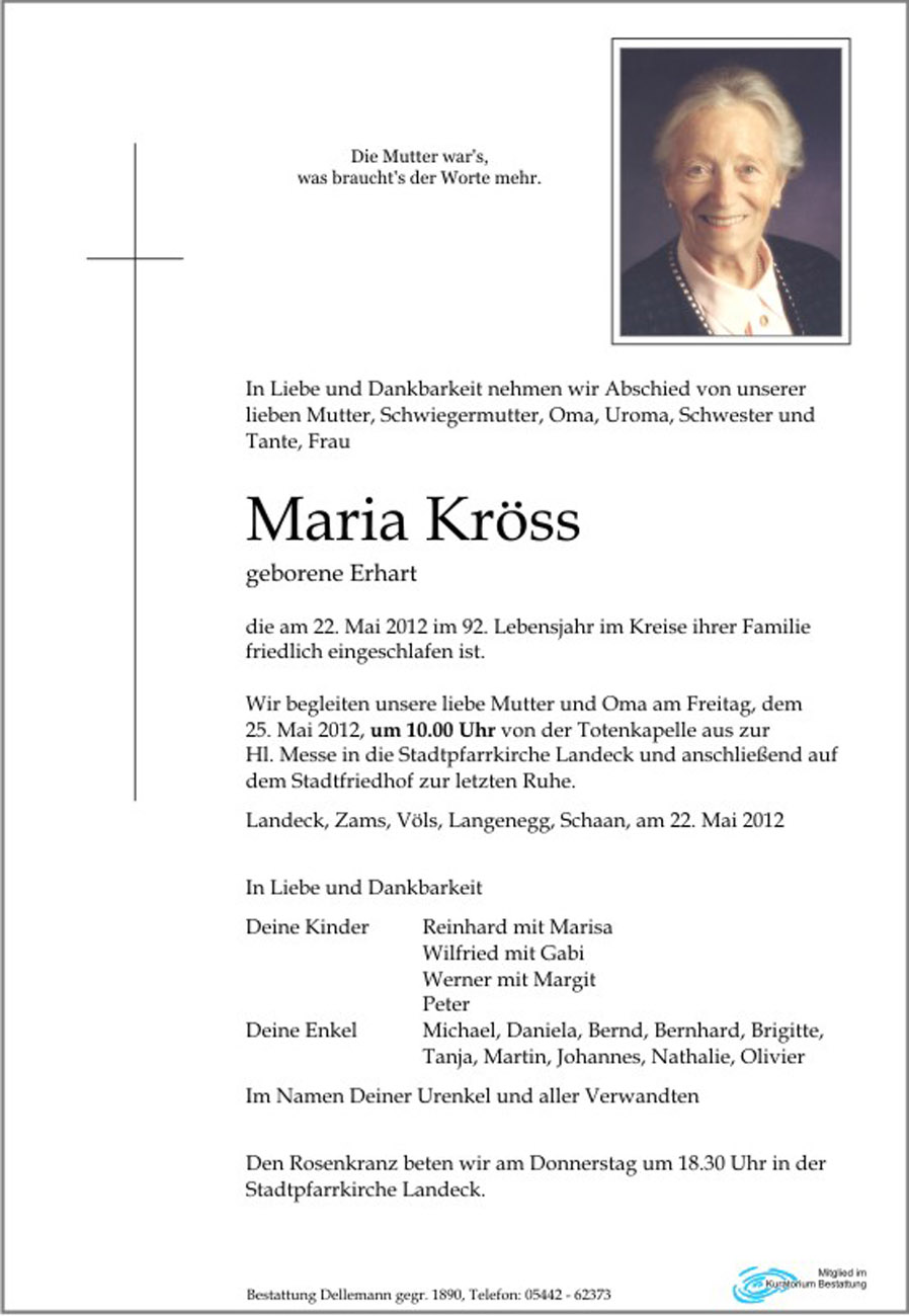   Maria Kröss