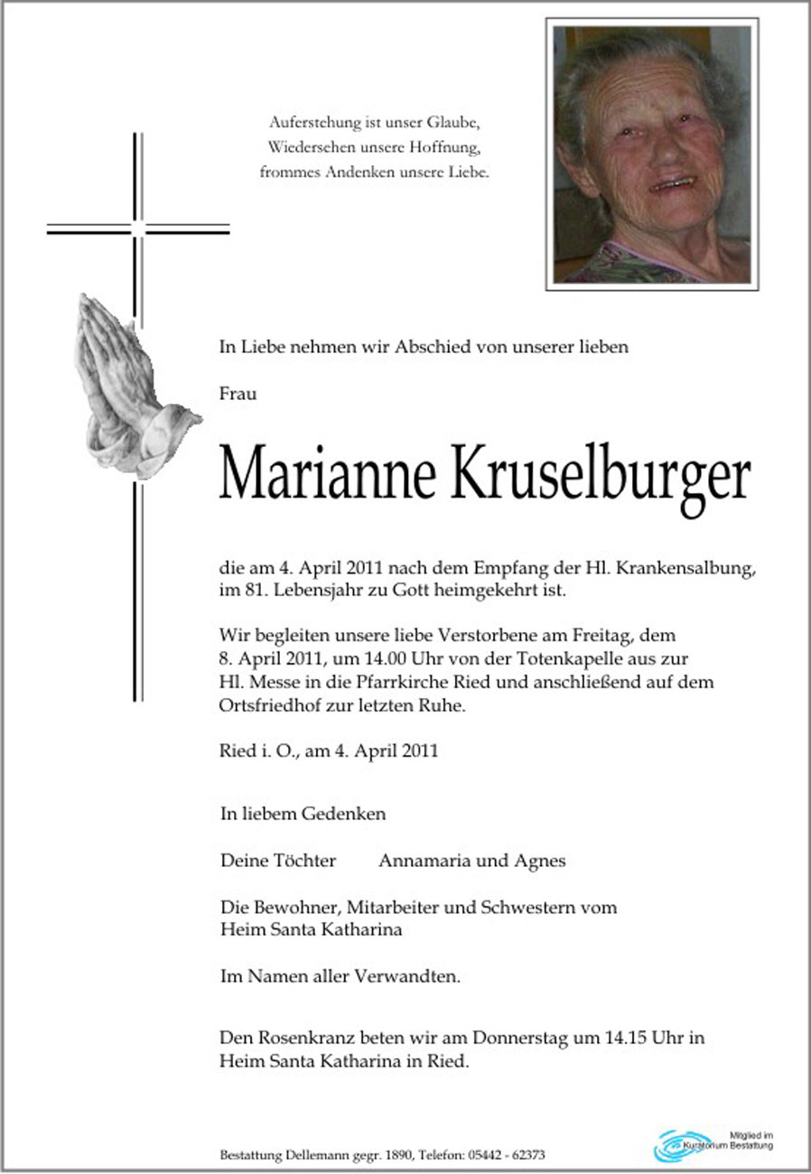   Marianne Kruselburger