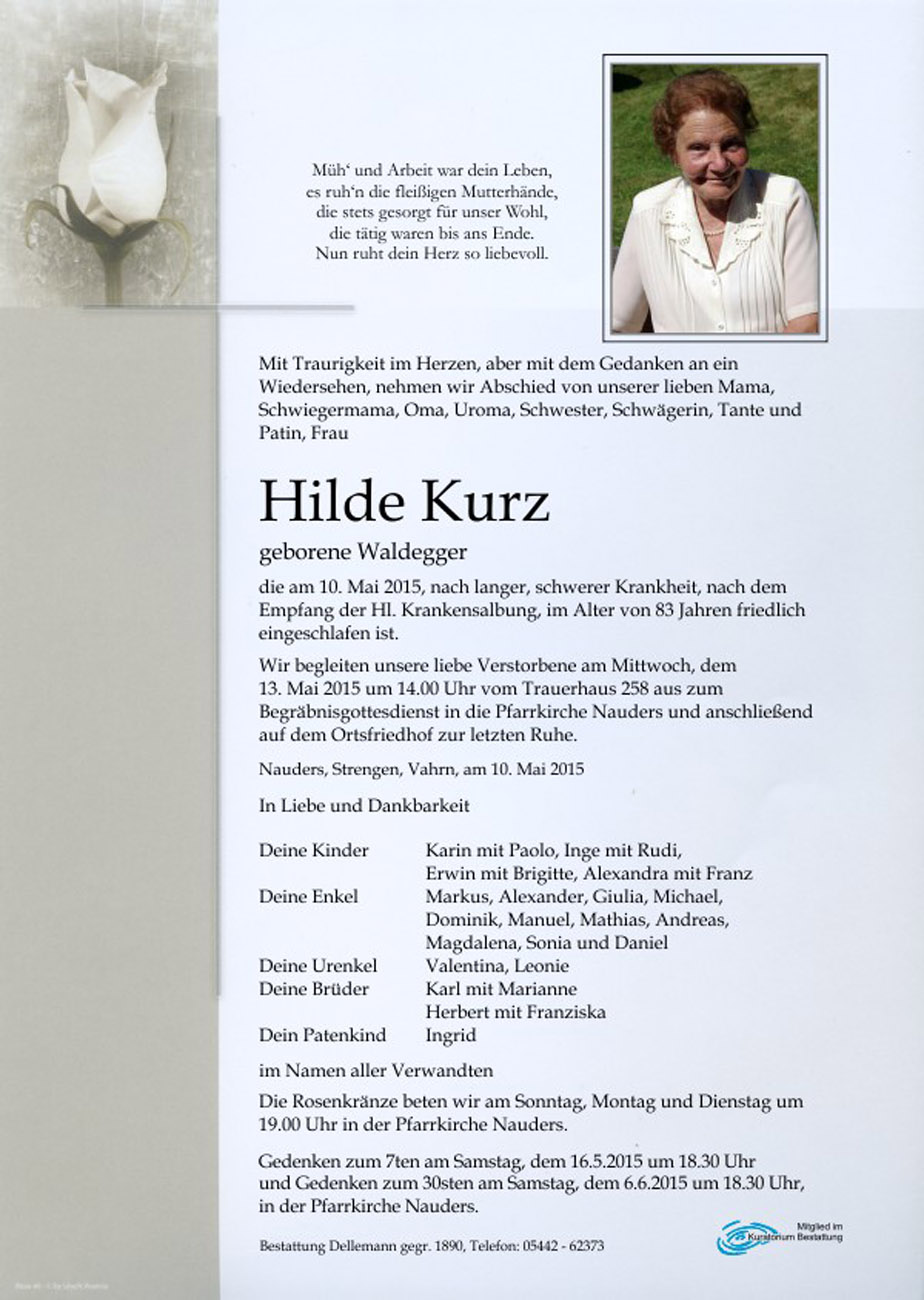 Hilde Kurz 
