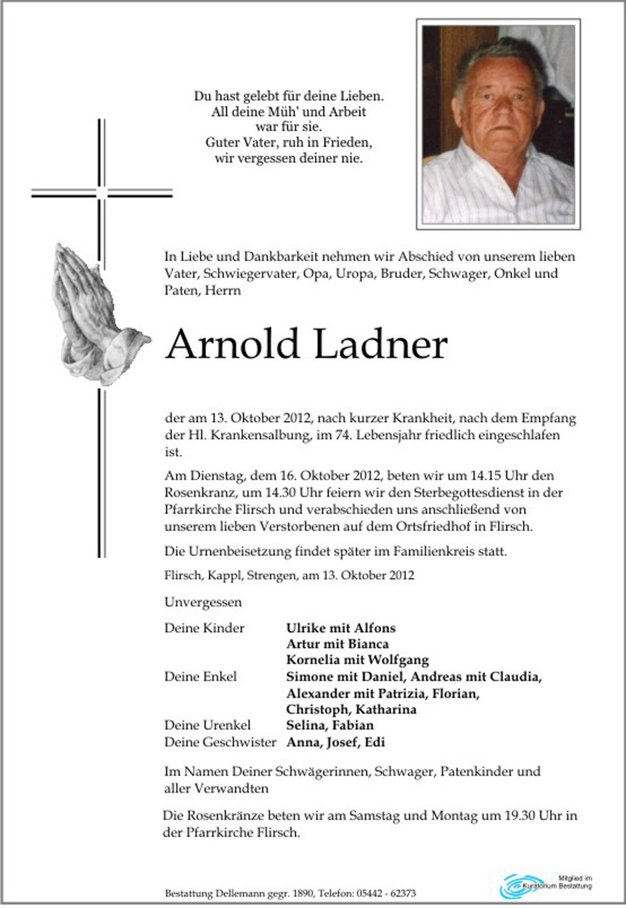 Arnold Ladner Arnold Ladner
