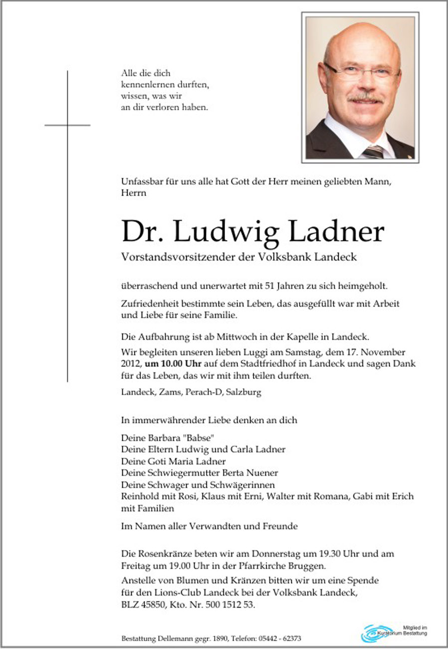   Dr. Ludwig Ladner