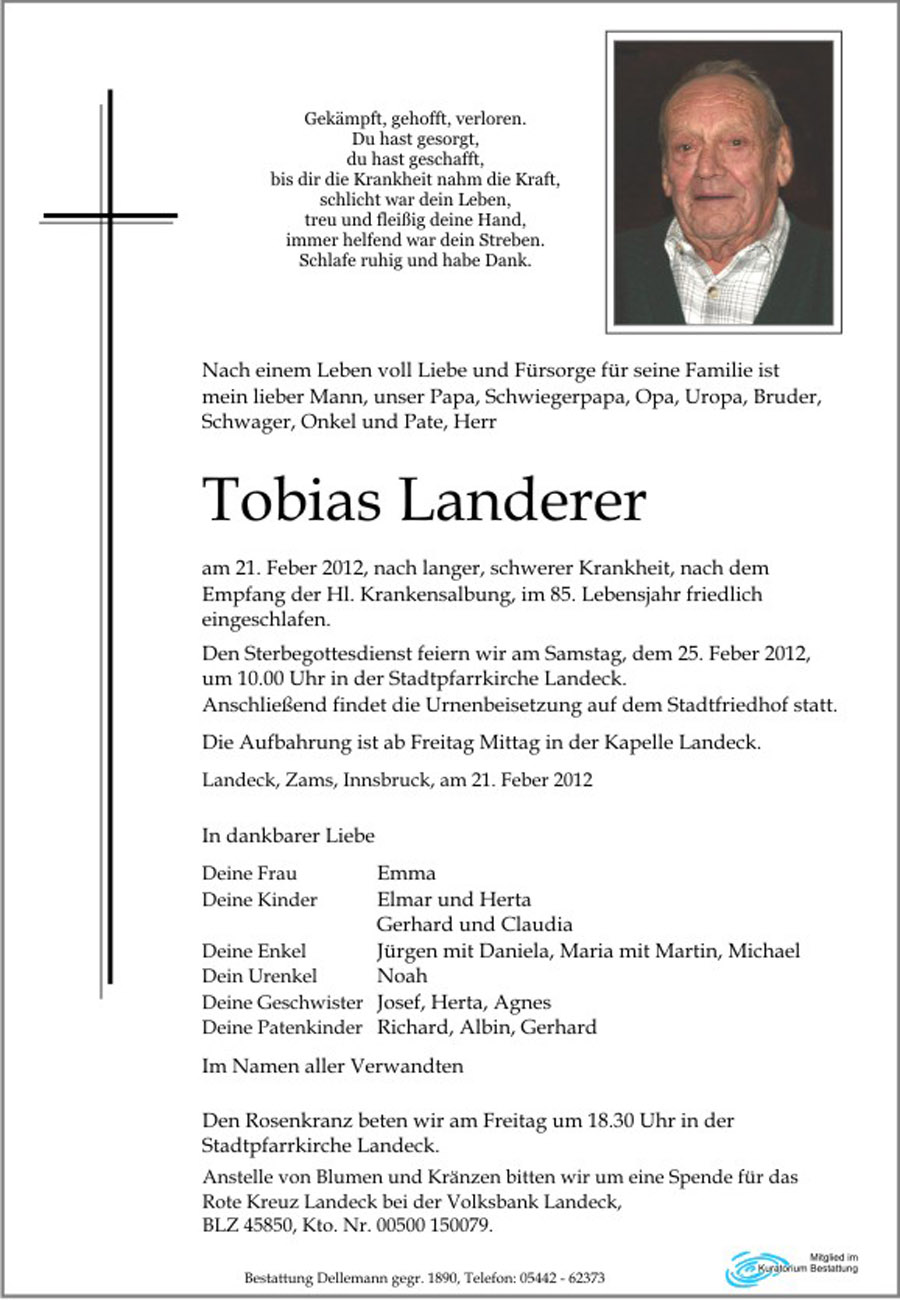   Tobias Landerer