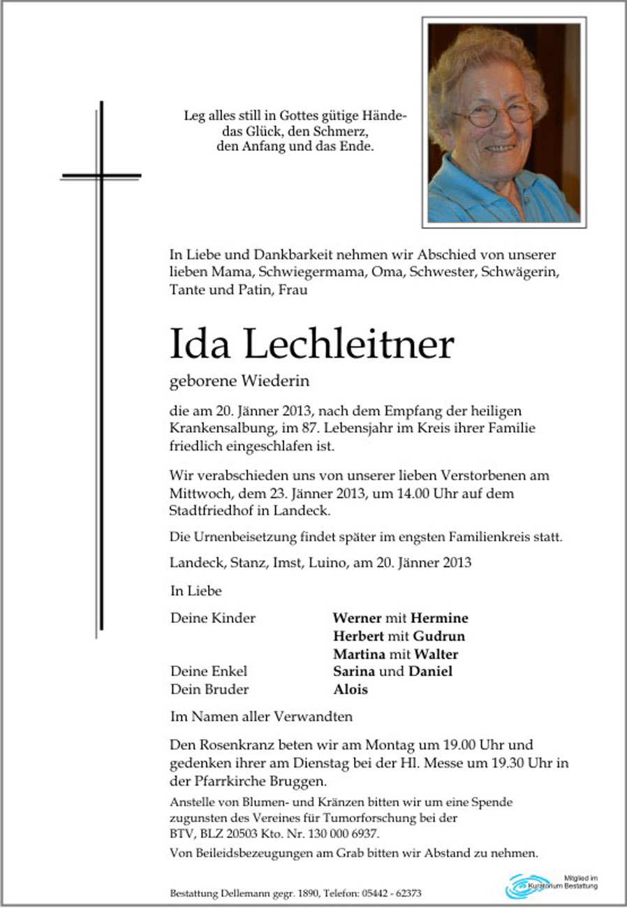   Ida Lechleitner