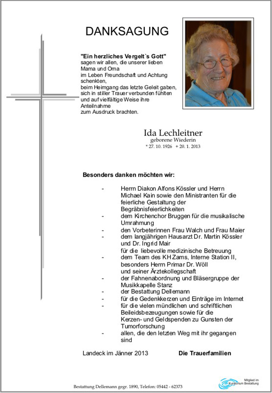   Ida Lechleitner