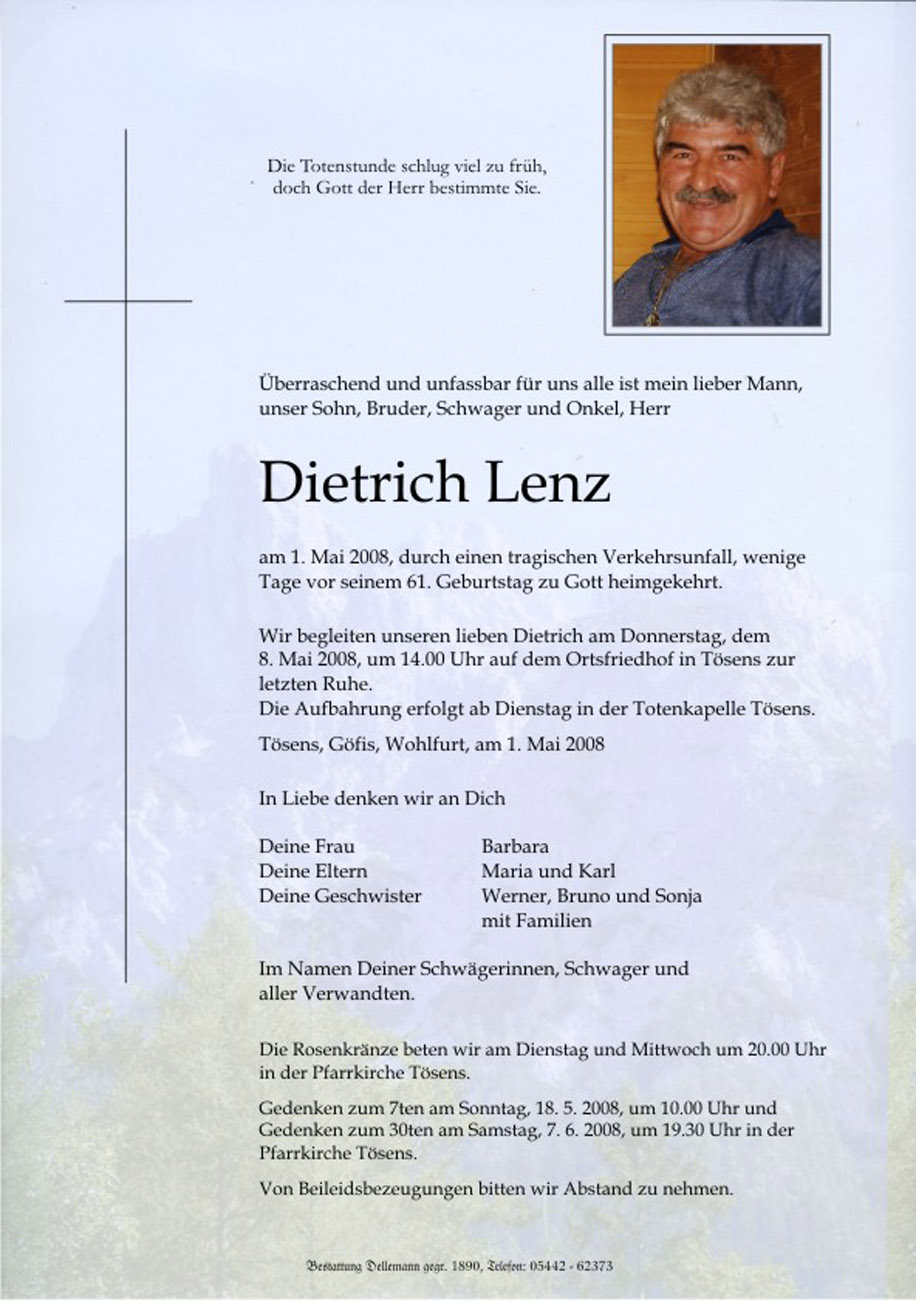   Dietrich Lenz