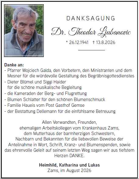 Dr. Theodor Ljubanovic 